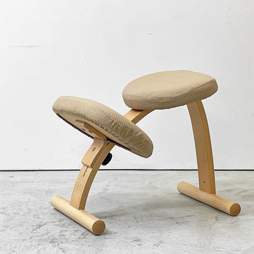 【祖師ヶ谷大蔵店】サカモトハウス SAKAMOTO HOUSE バランスイージー balans Easy バランスチェア ブラウン ベージュ系カバー付き 学習椅子 姿勢矯正 買取させていただきました。