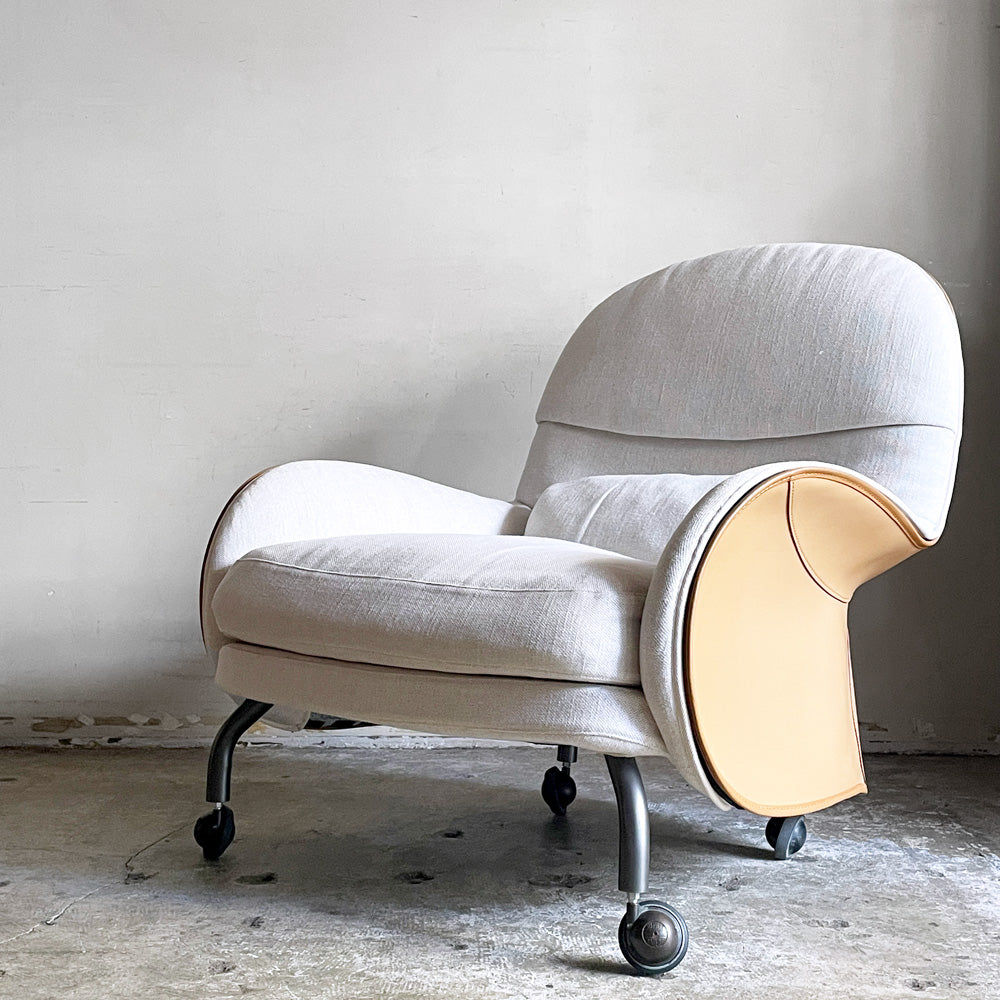 【自由が丘店】デパドヴァ Depadova ルイジアナ Louisiana ラウンジチェア 本革 フェザー キャスター ヴィコ・マジストレッティ イタリアモダン 買取させていただきました。