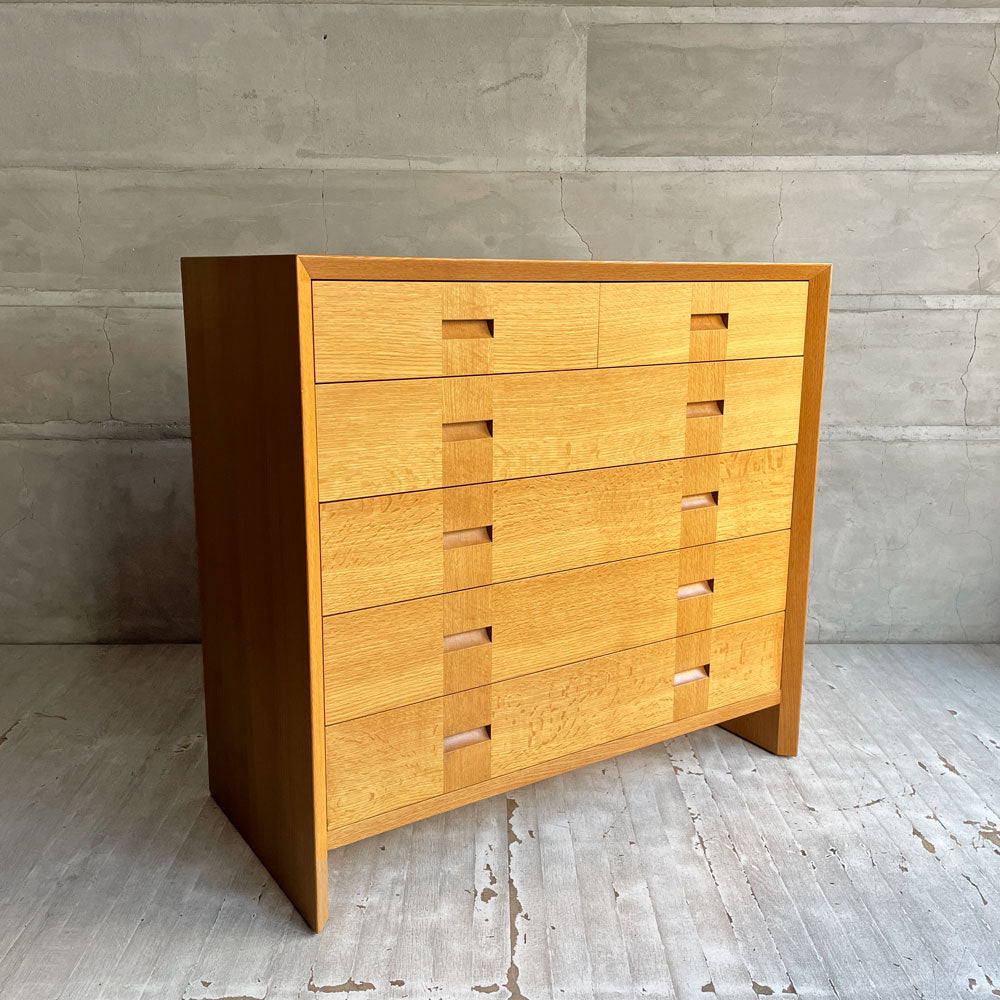 【学芸大学店】家具蔵 KAGURA ダン DAN チェスト 5段6杯 ナラ無垢材 オーク無垢材 クラフト家具 国産家具 ナチュラルモダン 買取させていただきました。