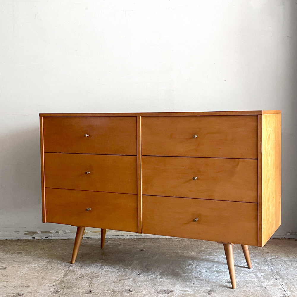 【自由が丘店】ウィンシェンドン Winchendon Furniture プランナーグループ 6ドロワー ドレッサー 6 Drawer Dresser ポールマッコブ Paul McCobb メープル材 真鍮 1950’s ミッドセンチュリー ビンテージ 買取させていただきました。