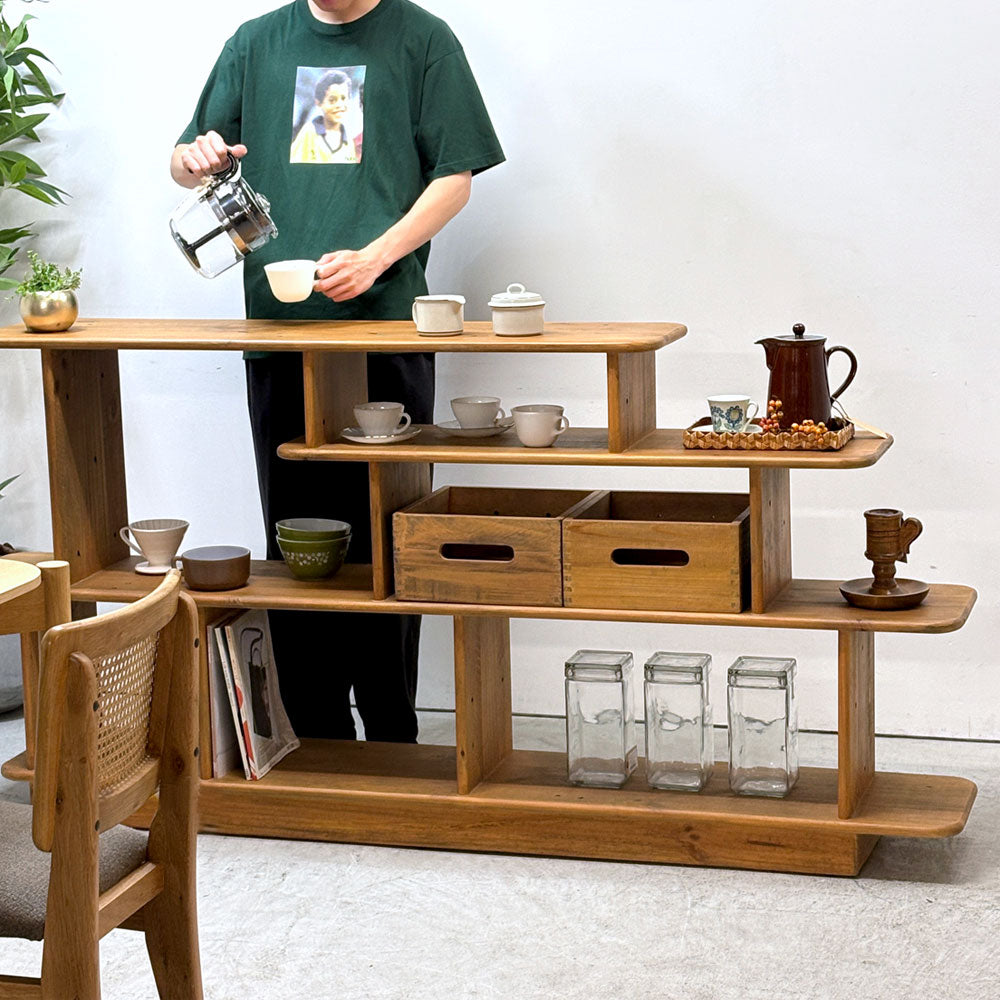 アクメファニチャー ACME Furniture ポカテロ POCATELLO SHELF-2018 パイン無垢材 オープンシェルフ 本棚 飾り棚 抽斗2杯 ～無頼のオルタナティヴ～