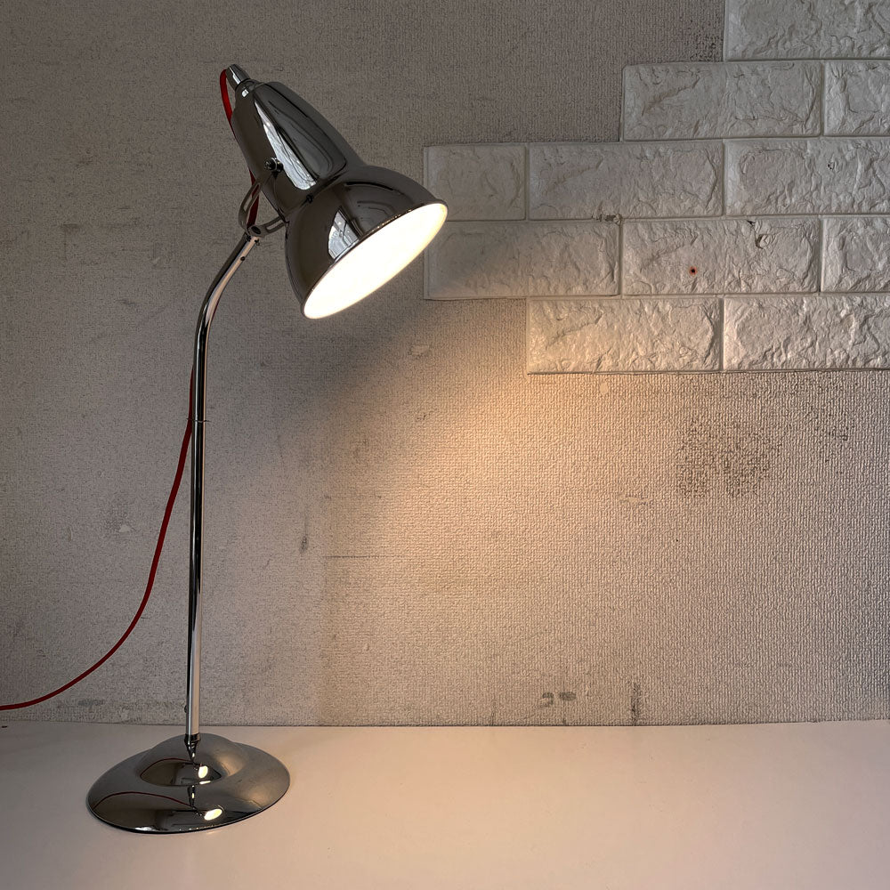 【経堂店】アングルポイズ ANGLEPOISE デュオテーブル DUO TABLE LAMP デスクライト クローム Bright Chrome × Red Cable ジョージ・カワーダイン イギリス 廃番 買取させていただきました。