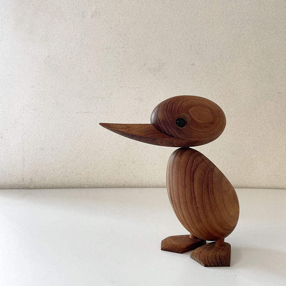 【経堂店】アーキテクトメイド Architectmade ダック Duck チーク無垢材 オブジェ H18cm ハンス・ボーリング Hans Bolling 定価￥26,950- 買取させていただきました。