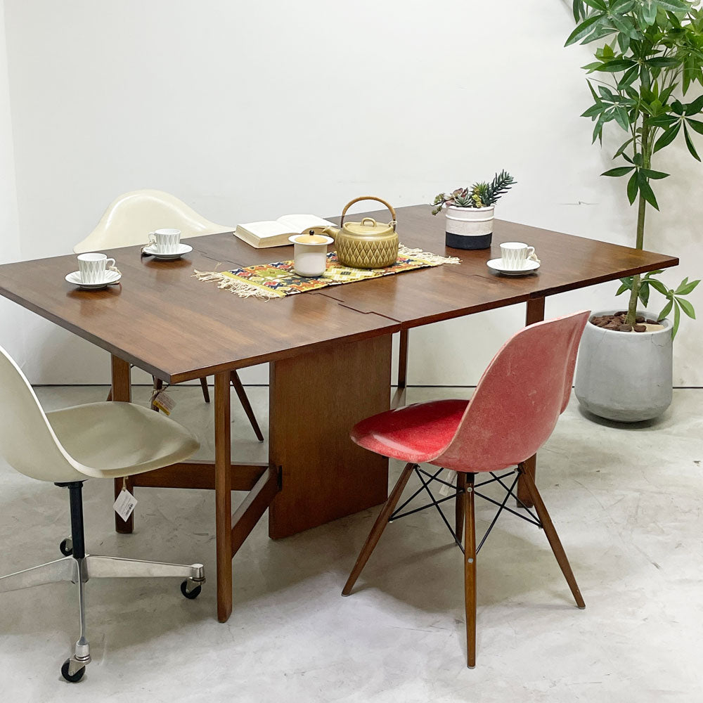 ハーマンミラー Herman Miller #4656 ゲートレッグテーブル ドロップリーフテーブル USビンテージ ミッドセンチュリー ジョージ・ネルソン 希少 ～普遍の門～