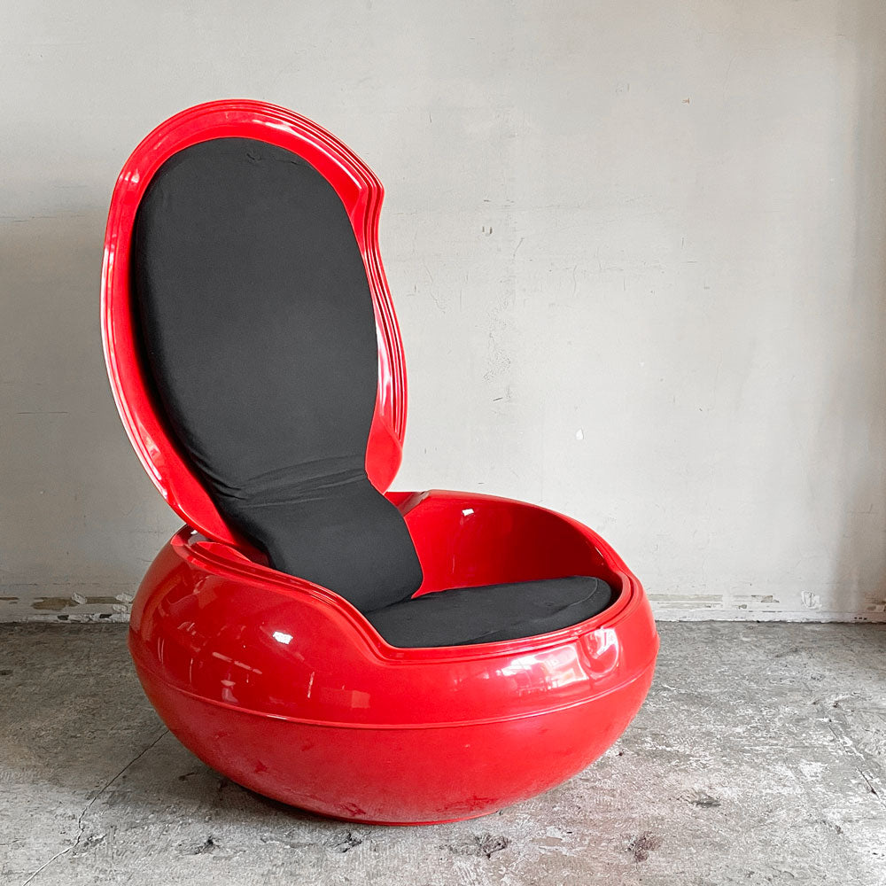 【自由が丘店】ロイタープロダクト REUTER PRODUCTS ガーデンエッグチェア レッド FRP製 ピーター・ギッジー スペースエイジ ドイツ オリジナルビンテージ 希少 買取させていただきました。