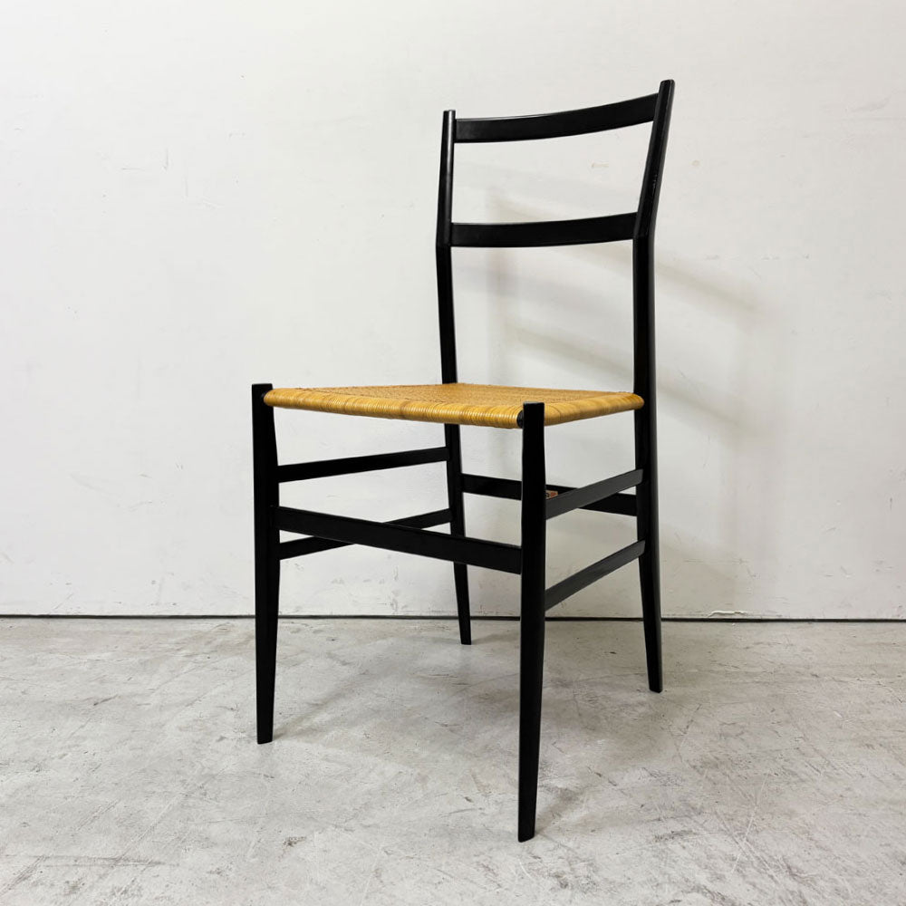 【祖師ヶ谷大蔵店】カッシーナ Cassina 699 スーパーレジェーラ SUPERLEGGERA チェア ダイニングチェア アッシュ材 ブラック 籐張り ジオ・ポンティ 買取させていただきました。