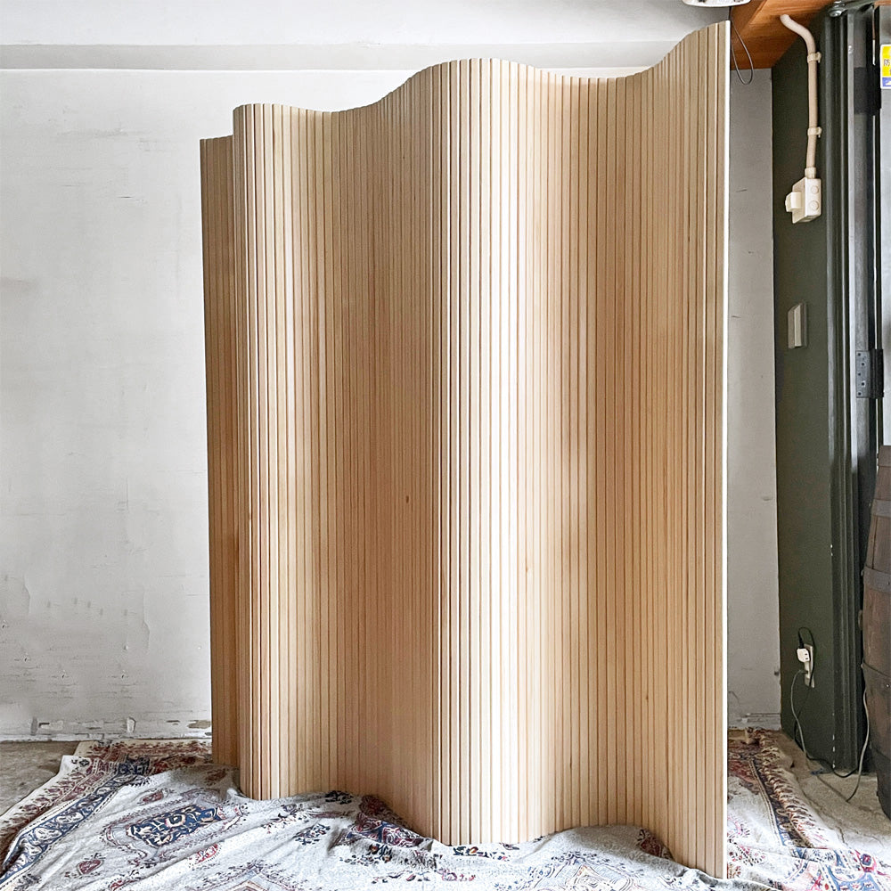 【自由が丘店】アルテック artek パーテーション100 スクリーン 100A 間仕切り パイン材 アルヴァ・アアルト W200×180cm 90周年アニバーサリー 復刻サイズ 買取させていただきました。