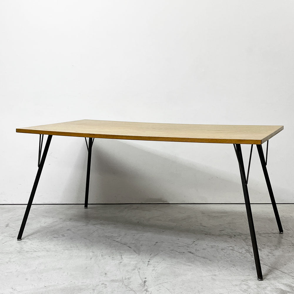 【祖師ヶ谷大蔵店】ジャーナルスタンダードファニチャー journal standard furniture サンク SENS ダイニングテーブル M W150 オーク無垢材 スチール インダストリアルデザイン 買取させていただきました。