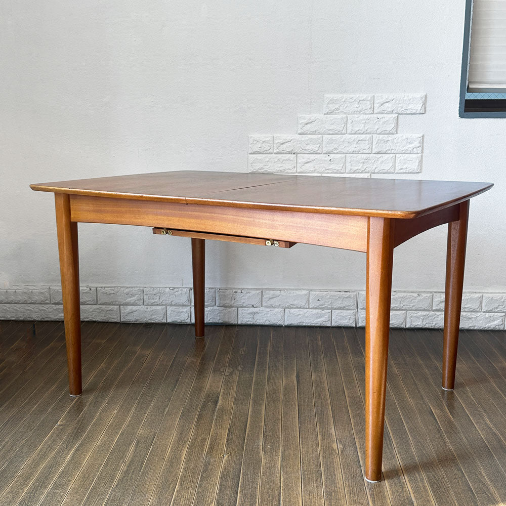 【経堂店】UKビンテージ UK Vintage チーク材 エクステンション ダイニングテーブル H67cm 英国家具 北欧デザイン 買取させていただきました。