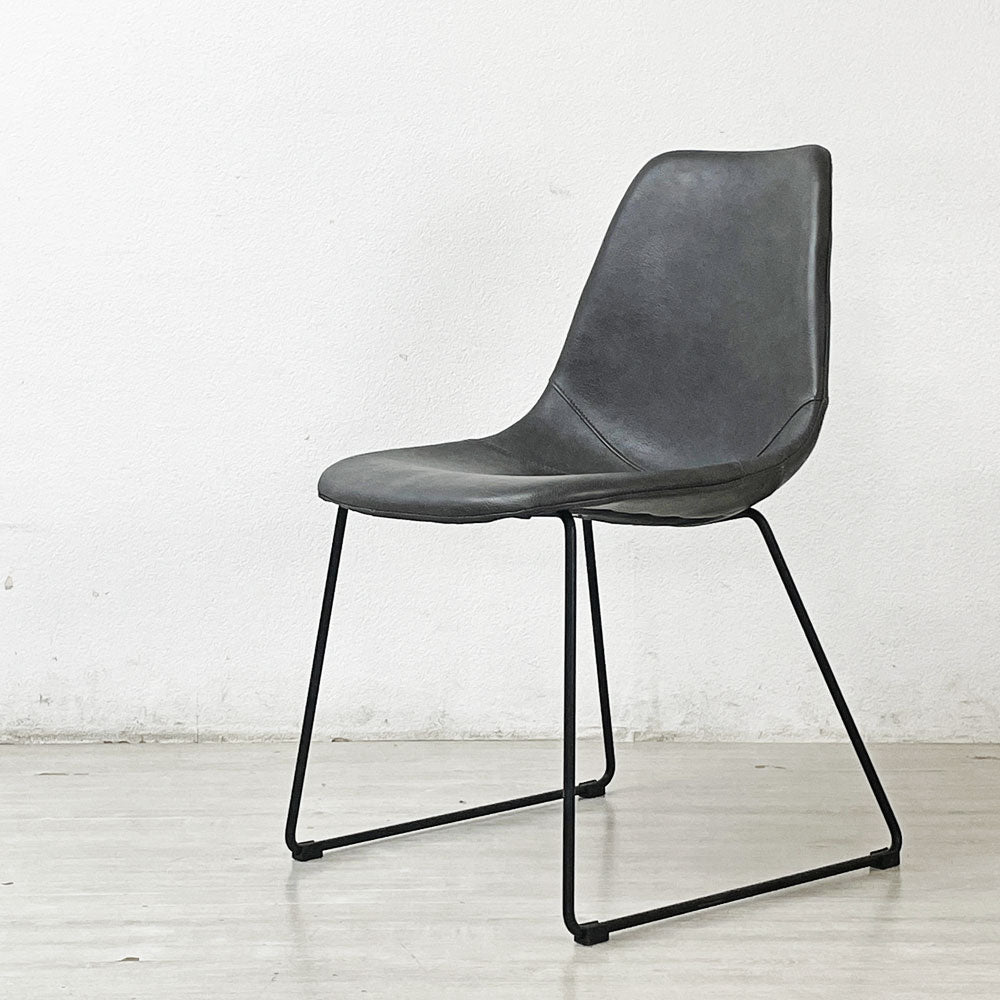 【祖師ヶ谷大蔵店】アデペシュ a.depeche パニッシュ PUNISH ダイニングチェア PVCレザー×スチール脚 ダークブラウン ビンテージスタイル 買取させていただきました。