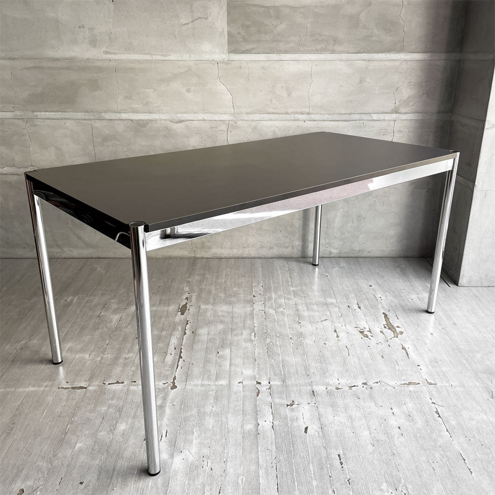 【学芸大学店】USMハラー USM Haller モジュラーファニチャー ハラーテーブル ワーキングデスク ダイニングテーブル グラファイトグレーラミネート W150cm アジャスター 高さ調整機能付き スイス  買取させていただきました。