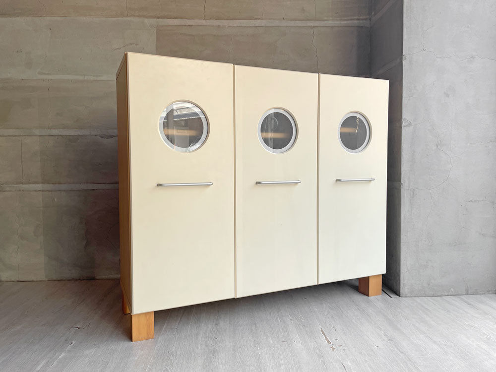 ビーカンパニー B-Company ミティー CA-120L 3連扉キャビネット サイドボード レトロポップ スペースエイジ 中古品 買い取りしました。