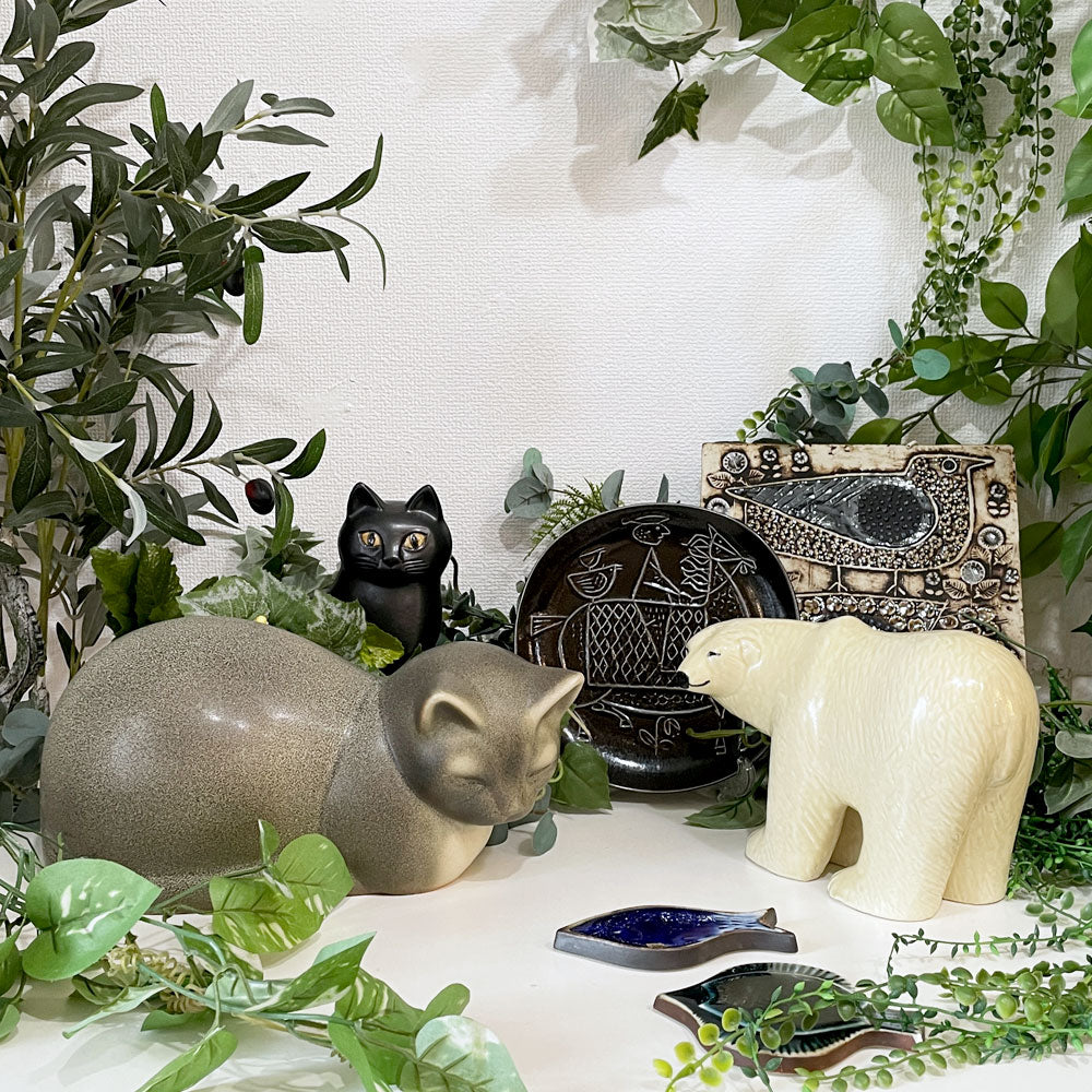 特集：北欧の動物たち グスタフスベリ アラビア リサ・ラーソン スティグ・リンドベリ グンヴァル・オリン・グラングヴィスト オブジェ プレート 陶板 北欧雑貨 ～海と空と大地のエデン～