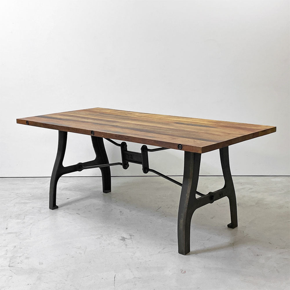 【祖師ヶ谷大蔵店】クラッシュゲート CRASH GATE クランキー2 CRANKY II ダイニングテーブル W180cm 古材x鉄脚 D8/DISTRICT EIGHT インダストリアル 買取させていただきまし た。
