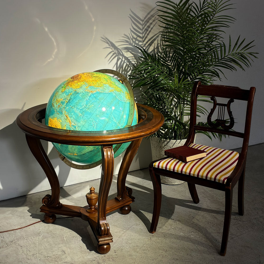 コロンブス COLUMBUS デュオ DUO 地球儀 グローブランプ GLOBE LAMP 物理・行政地図切り替え コロニアル型 ドイツ ～境界のフロンティア～