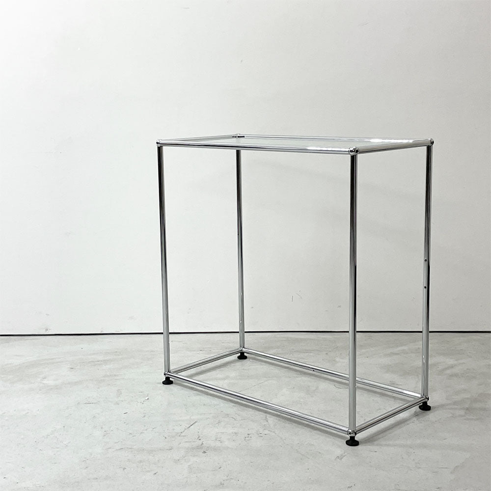 【祖師ヶ谷大蔵店】ユーエスエムハラー USMハラー USM Haller モジュラーファニチャー コンソールテーブル エントランステーブル ガラストップ スイス 買取させていただきました。