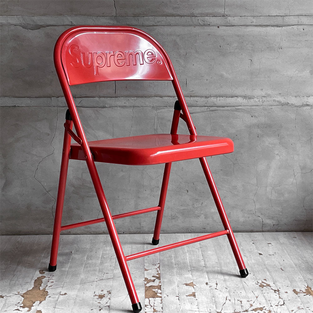 【学芸大学店】シュプリーム Supreme 20aw メタルフォールディングチェア Metal Folding Chair ダイニングチェア レッド スチール 折り畳み 買取させていただきました。