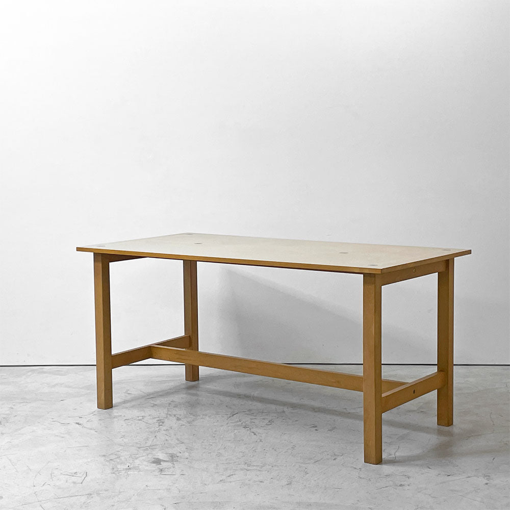 【祖師ヶ谷大蔵店】無印良品 MUJI ファイバーラミネート ワーキングテーブル W150cm アトリエテーブル 作業テーブル 廃番  買取させていただきました。