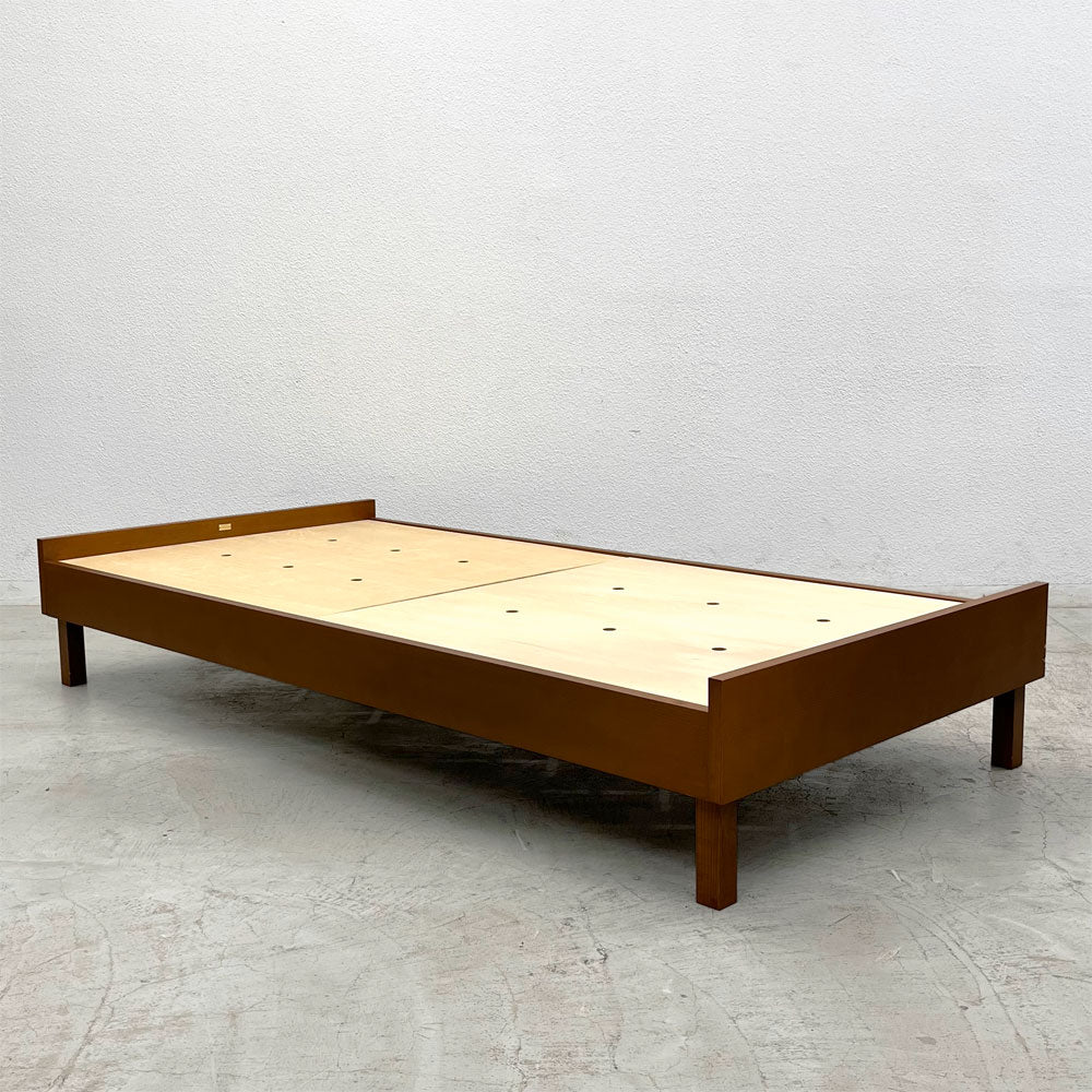 【登戸BASE EC店】イデー IDEE プランクス PLANX ベッドフレーム シングル アントンブラウン シンプルデザイン 廃番 買取させていただきました。