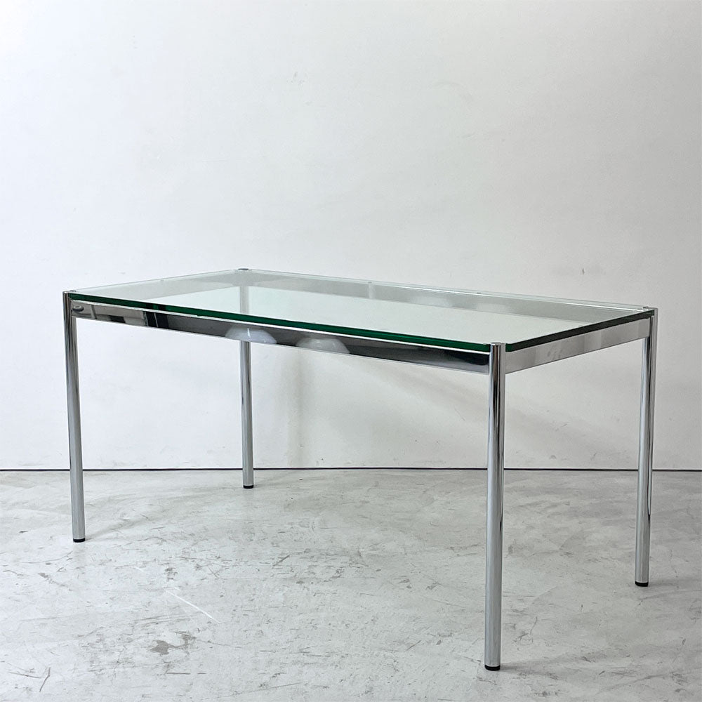 【祖師ヶ谷大蔵店】USMハラー USM Haller モジュラーファニチャー Modular Furniture ハラーテーブル ワークテーブル W150 ガラス天板 スイス 買取させていただきました。