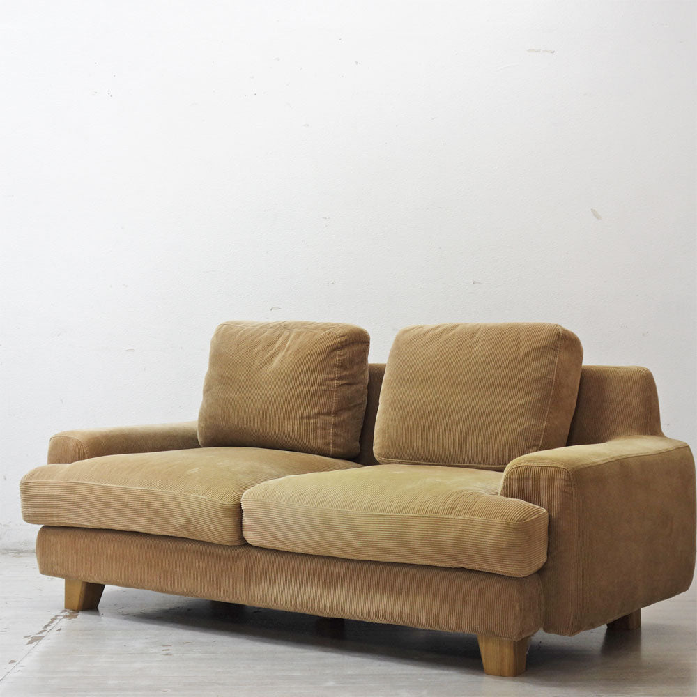 【祖師ヶ谷大蔵店】ウニコ unico グレイグ GREIG 2.5シーターソファ キャメル コーデュロイ カバーリング ビンテージスタイル 買取させていただきました。