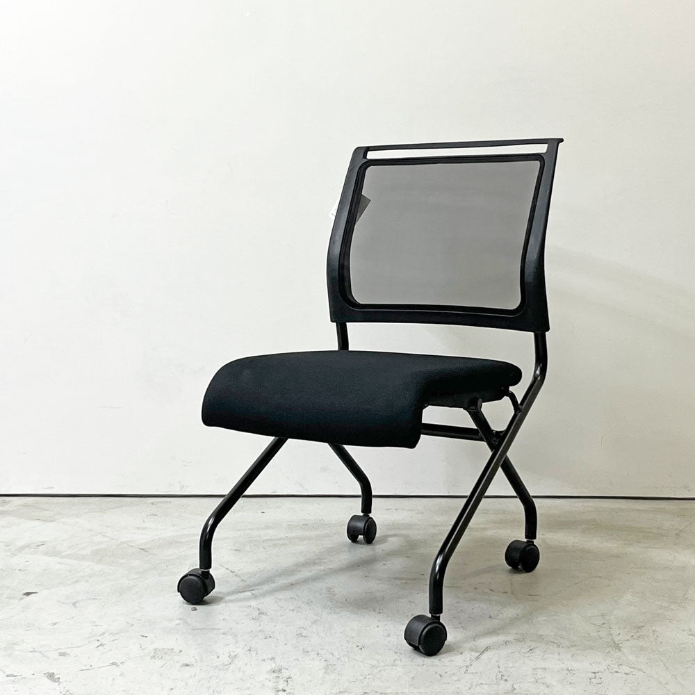 【祖師ヶ谷大蔵店】アイデン AiDen A02-C ネスティングチェア スタッキングチェア オフィスチェア メッシュ スチール キャスター 関家具 買取させていただきました。