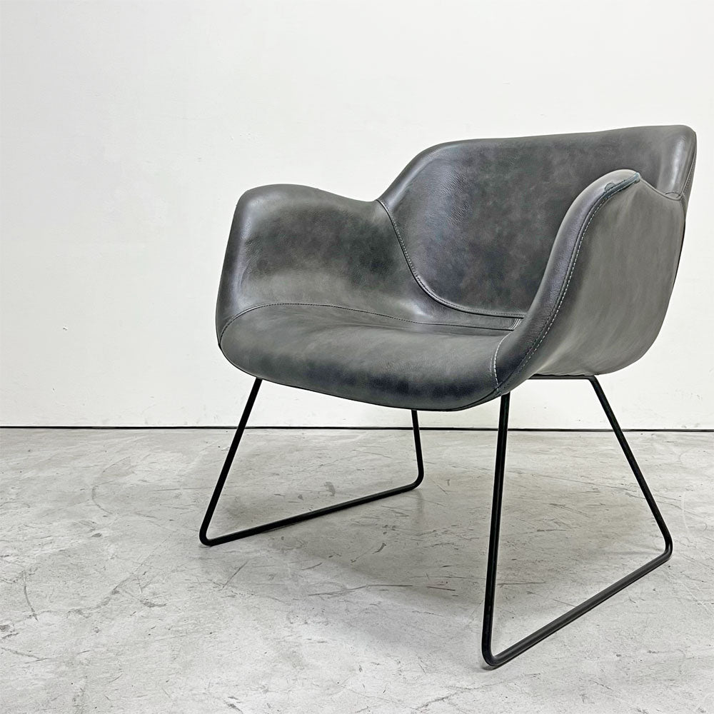 【祖師ヶ谷大蔵店】アデペシュ adepeche パニッシュ シェルチェア PUNISH shell chair アームチェア PUレザー 合皮 スチール インダストリアル 買取させていただきました。