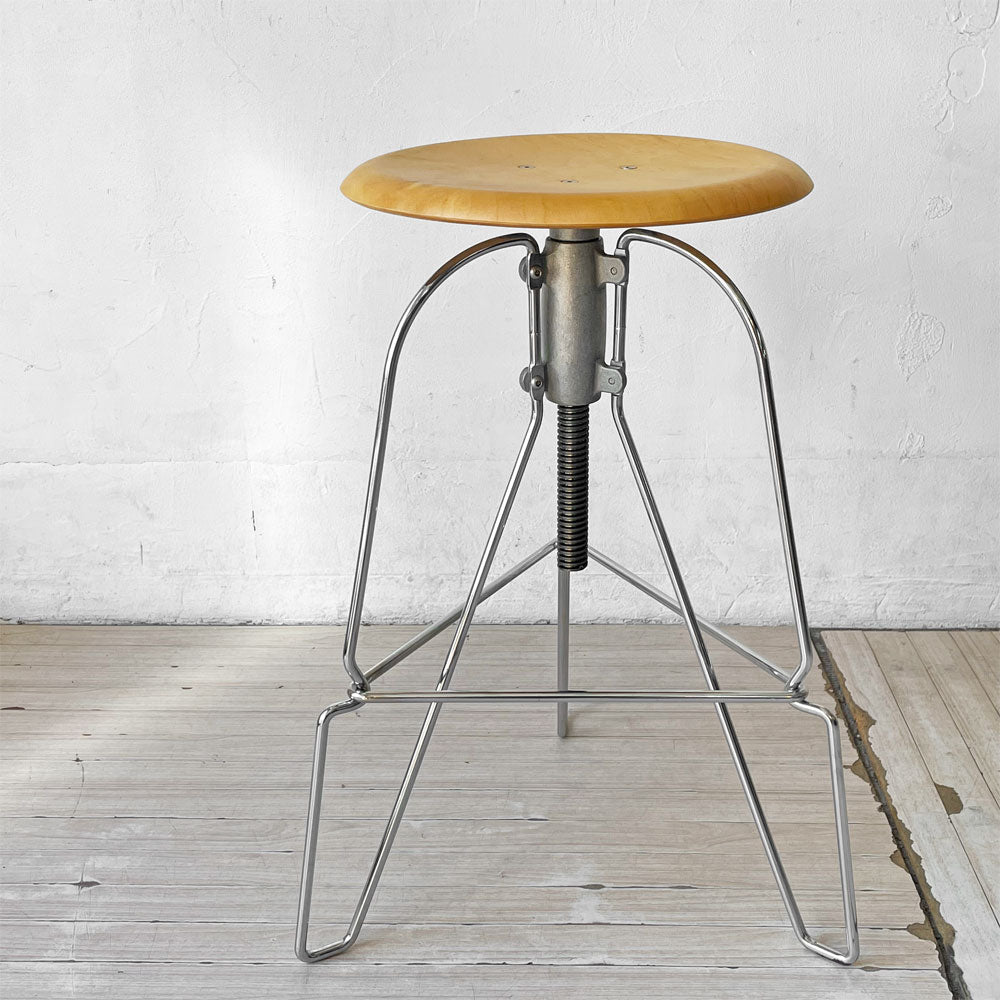 【下北沢店】ハーマンミラー Herman Miller シックススツール Six Stool メープル材 スチールロッド 回転昇降 ミニマル ジェフ・コーヴィ 買取させていただきました。