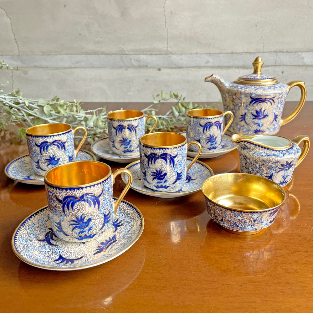 学芸大学店】アラビア ARABIA スオミ SUOMI シェ・フォ She-fo ティーセット 8点セット グレタ・リサ・ヤーデルホルム・スネルマン 1940年代 ビンテージ 北欧食器 買取させていただきました。