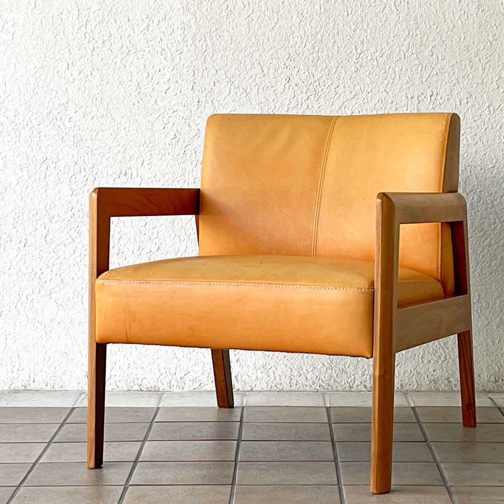 【用賀店】マルイチセーリング MARUICHI SELLIN レヴィータ LEVITA LOUNGE CHAIR ラウンジチェア ウォールナット レザー 本革 参考価格209,000円 買取させていただきました。