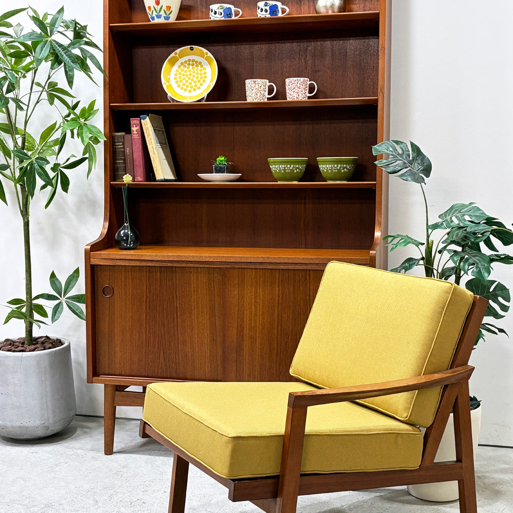 ボーンホルムス・モーベルファブリック Bornholms Mobelfabrik 1965's ビンテージ チーク材 ブックシェルフ #335-87 キャビネット デンマーク ヨハネス・ソース Johannes Sorth 1965年 ビンテージ ～ 仕仕舞う美学と飾る愉しみを一台で完結させる北欧モダン収納 ～
