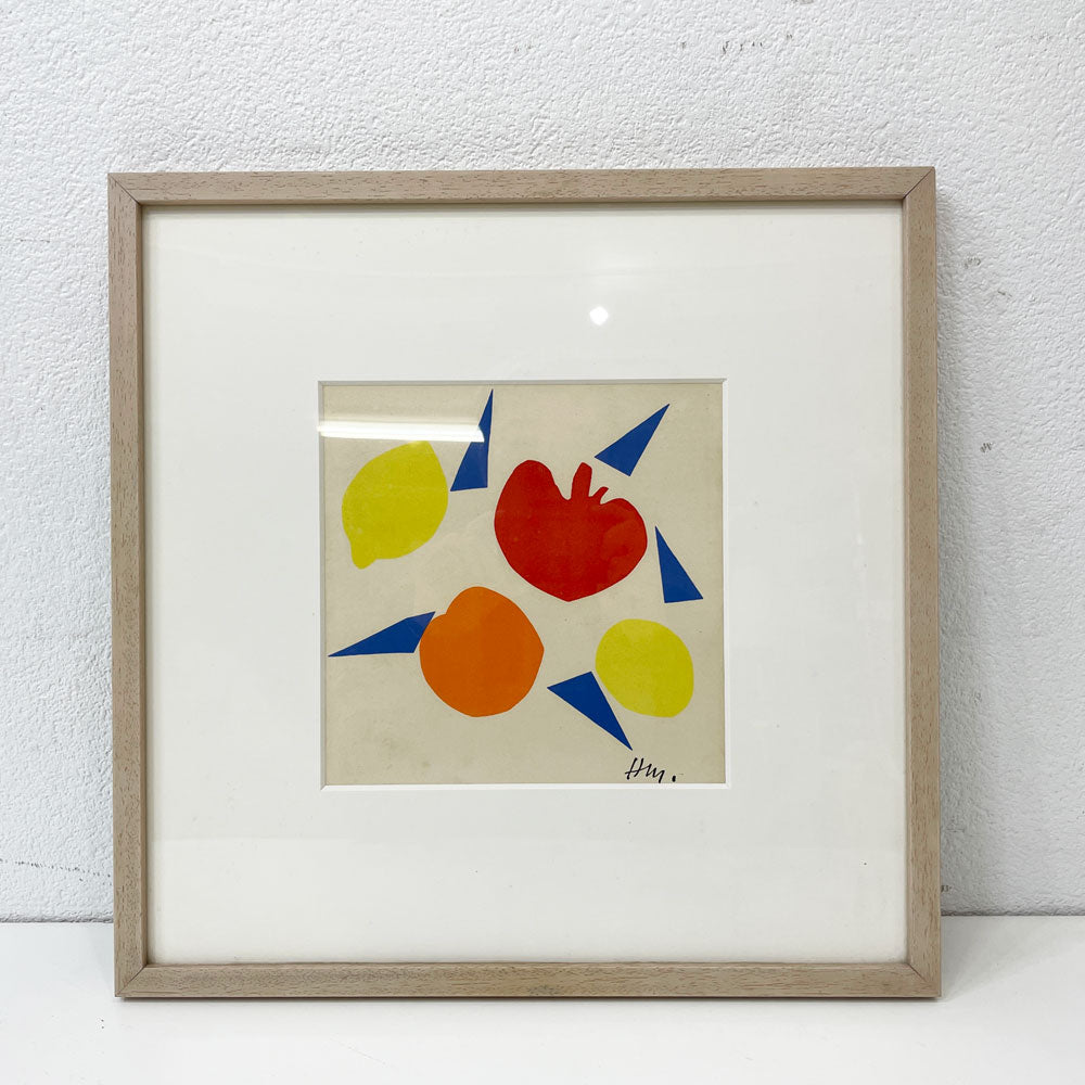 【祖師ヶ谷大蔵店】アンリマティス Henri Matisse リトグラフ Composition, 1956 アートフレーム フォーヴィスム 野獣派 W41.5cm 額装品 買取させていただきました。