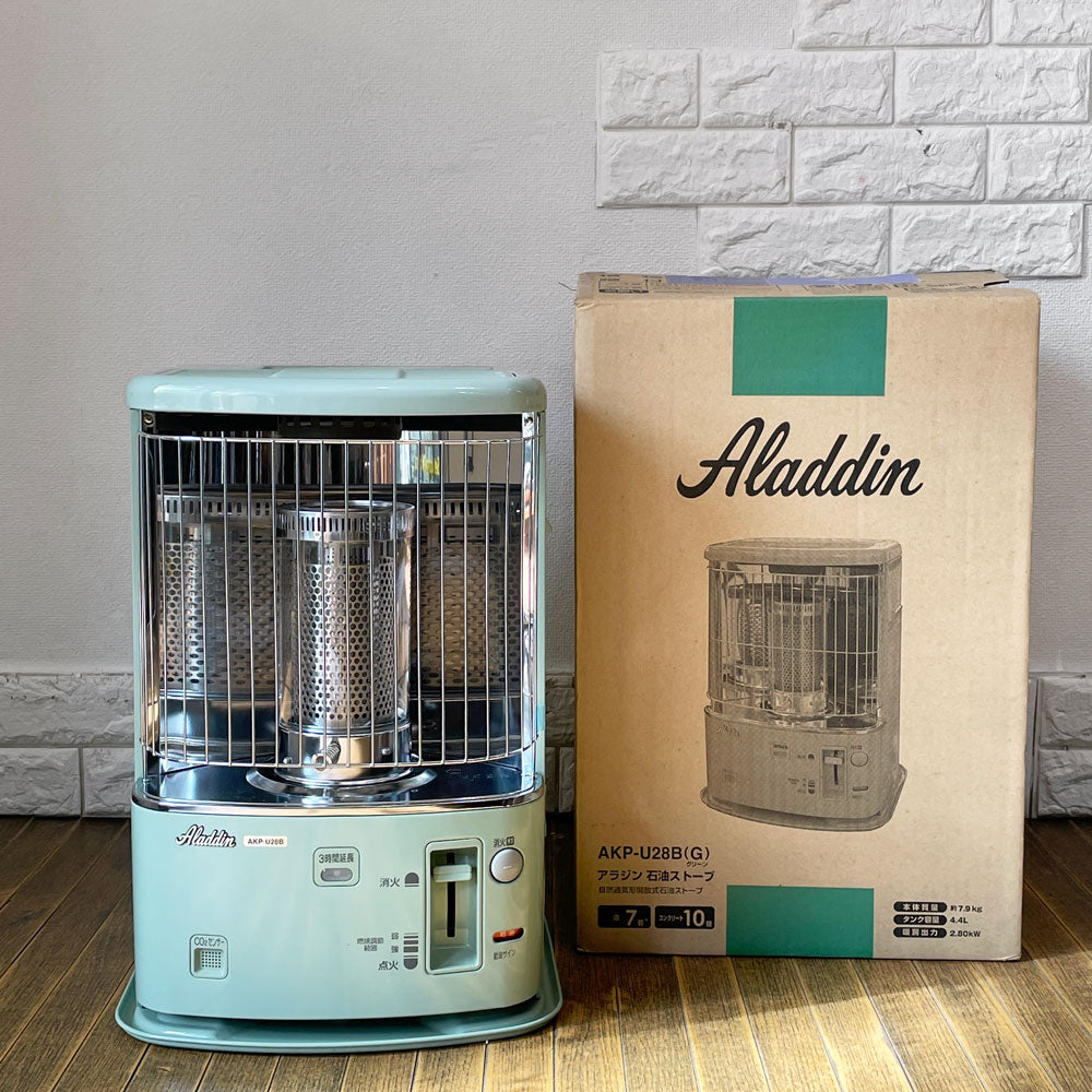 【経堂店】アラジン Aladdin AKP-U28B 自然通気型開放式 石油ストーブ ブルーフレームヒーター 新品未使用品 長期保管品 廃番 買取させていただきました。