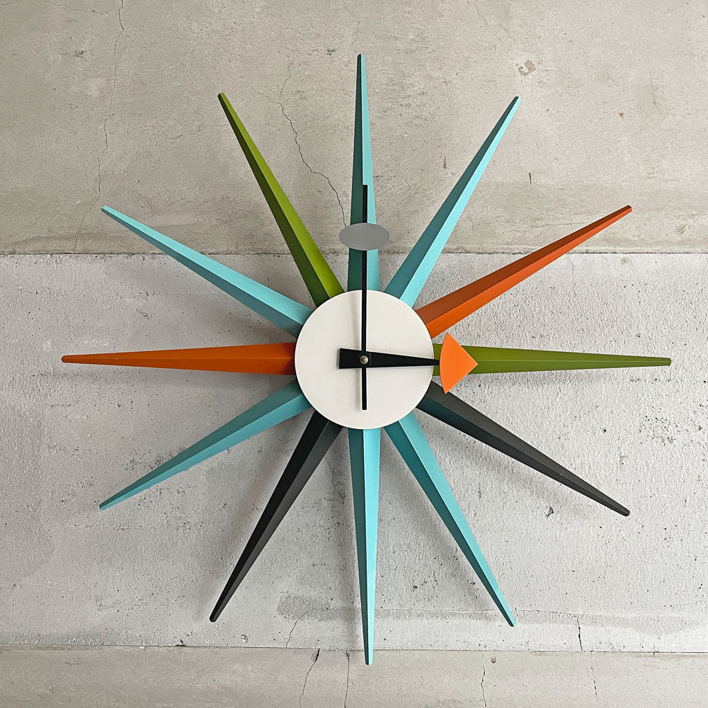 【学芸大学店】ヴィトラ Vitra サンバーストクロック Sunburst Clock マルチカラー ウォールクロック 壁掛け時計 ジョージネルソン George Nelson ミッドセンチュリー 買取させていただきました。