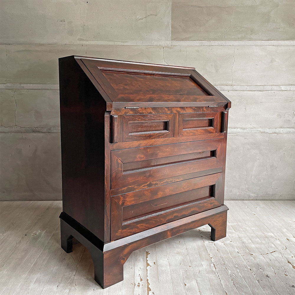 【学芸大学店】松本民芸家具 66型 高山式 ライティングビューロー デスク ミズメザクラ 無垢材 和家具 和モダン ビンテージ ♪ 買取させていただきました。