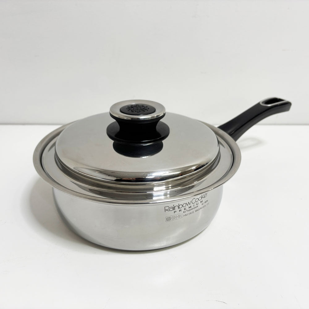 【祖師ヶ谷大蔵店】タッパーウェア Tupperware レインボークッカー プレミアム 19㎝ 2.0L 片手鍋 浅鍋 アルミ ステンレス 多層構造 無水調理 買取させていただきました。