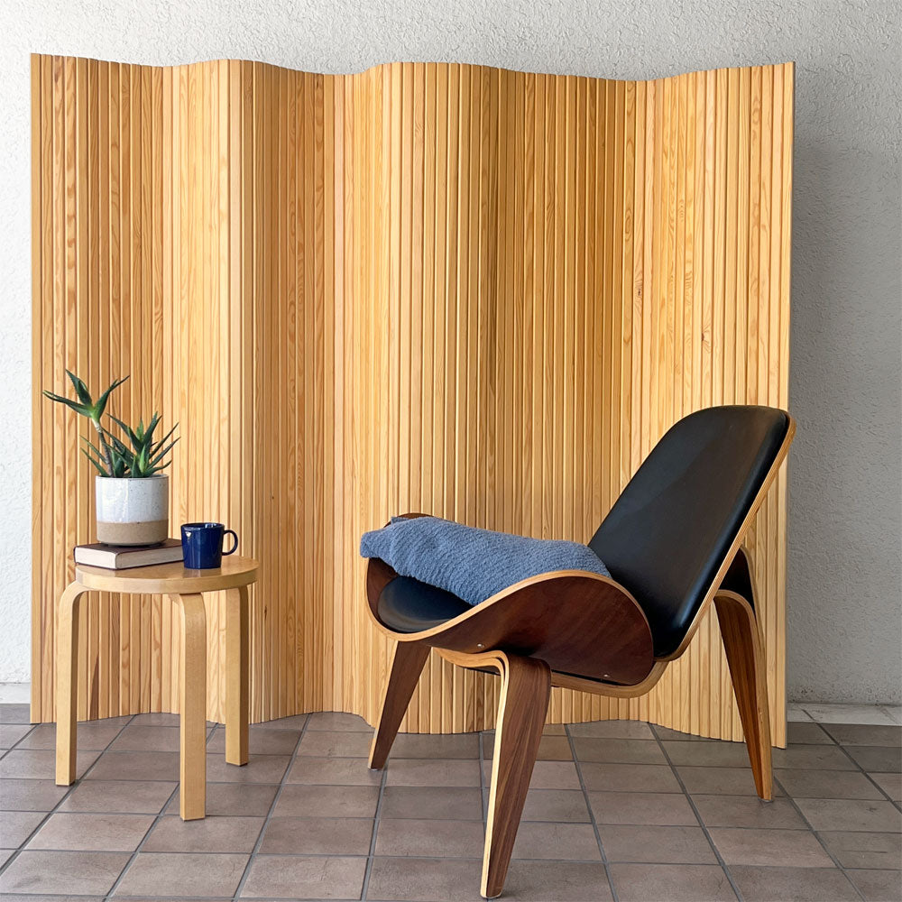アルテック artek パーテーション100 スクリーン 100B 間仕切り パイン材 アルヴァ・アアルト W200×150cm～木の温もりと有機的なフォルム～