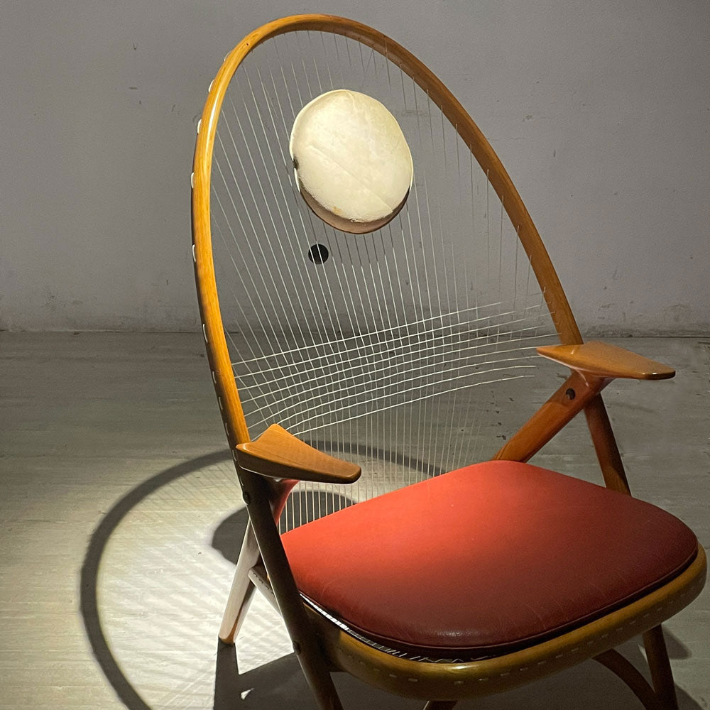 ニールス・ロス・アナセン Niels Roth Andersen ラケットチェア チェリー材 ナイロンガット デンマーク 北欧 ビンテージ 希少 ～既知と未知の狭間に～