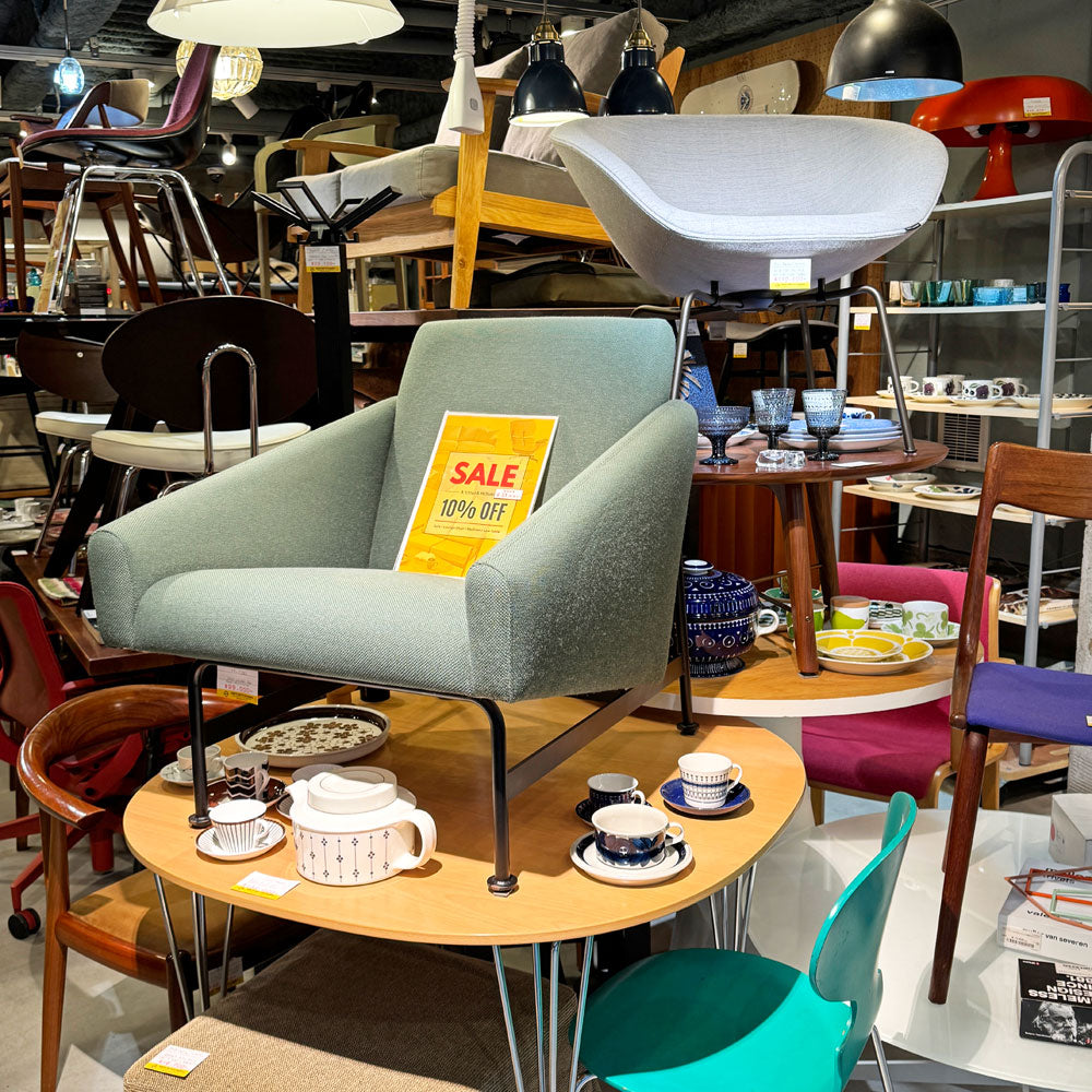 SALE延長決定。まだまだ”熱い”経堂店。～ ソファやラウンジチェア、ローテーブル、ダイニングテーブルが10％OFF ～