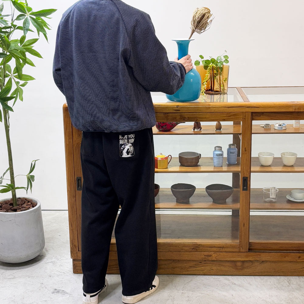 オーダーファニチャー Custom made furniture チーク無垢材フレーム ガラスショーケース 引き戸 W200cm サイドボード 飾り棚 インドネシア 特注品 店舗什器 ～言霊のミラージュ～