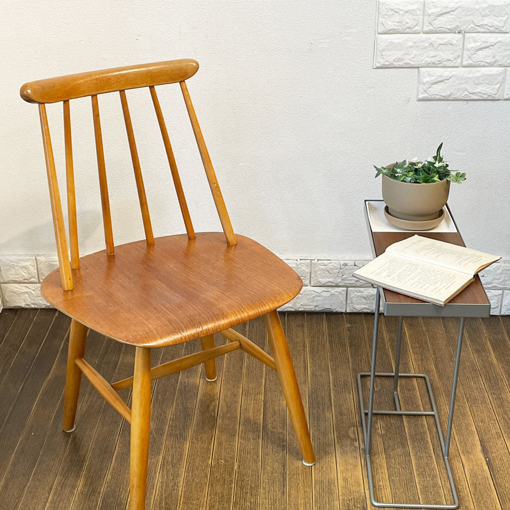 エズビーヴァーケン Edsby Verken ファネットチェア Fanett Chair ダイニングチェア イルマリ・タピオヴァーラ スウェーデン 北欧ビンテージ ～森と湖の子～
