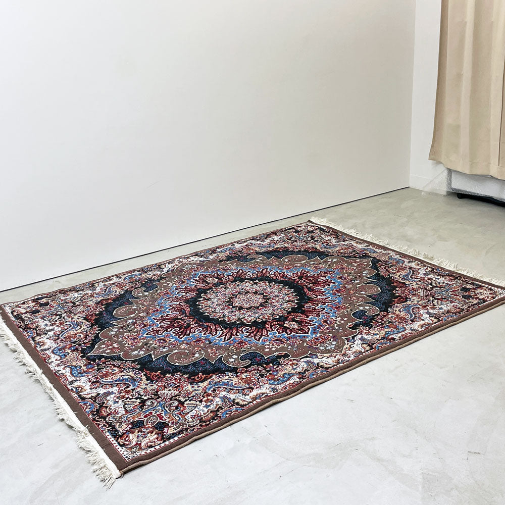 【祖師ヶ谷大蔵店】ペルシャ絨毯 カシャーン産 ラグ カーペット 絨毯 205×151cm コットン 綿 手織り アラベスク模様 買取させていただきました。