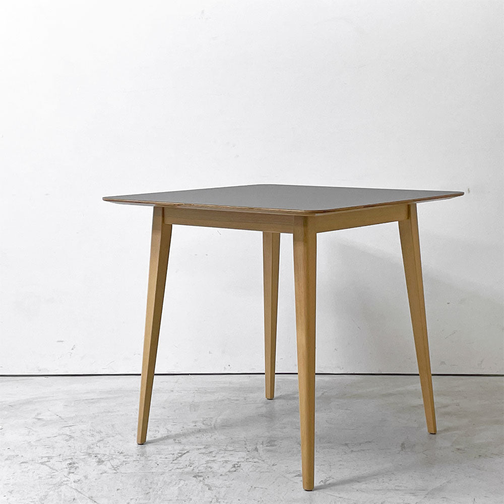 【祖師ヶ谷大蔵店】ナチュラルモダン Natural Modern メラミントップ ダイニングテーブル ブラック ビーチ材 テーパードレッグ W80cm 買取させていただきました。