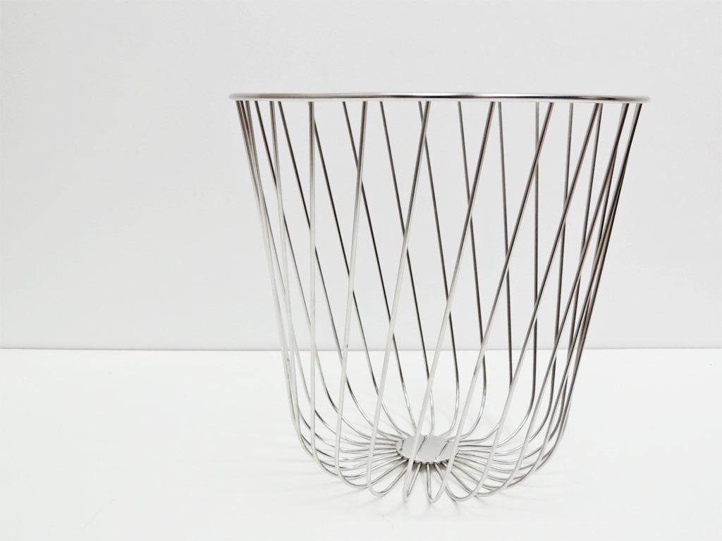アレッシィ ALESSI ア・テンポ A Tempo ワイヤーバスケット ステンレス ポリーヌ・デルトゥア Pauline Deltour   中古品 買い取りしました。