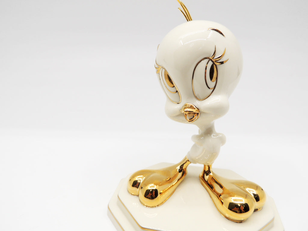 レノックス LENOX トゥイーティー Tweety オブジェ 陶器 金彩 LOONEY TUNES 元箱付き   中古品 買い取りしました。