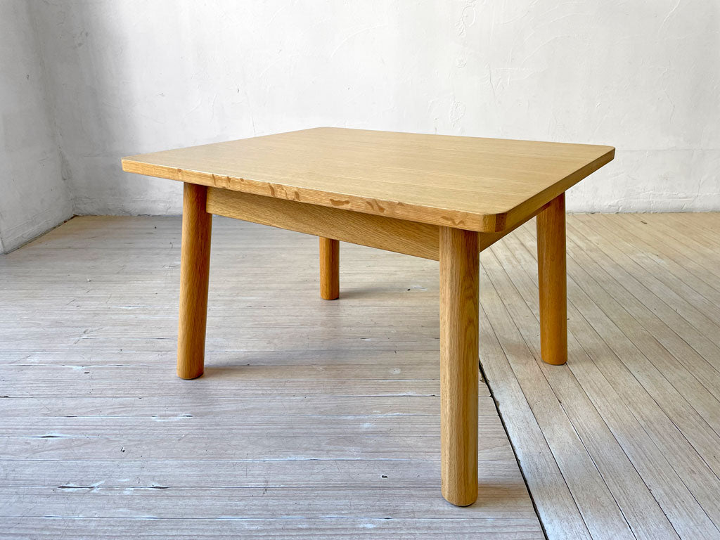 無印良品 MUJI ラウンジテーブル3 ローテーブル サイドテーブル オーク材 シンプルデザイン 参考定価 : ￥27,900- 廃番 中古品 買い取りしました。