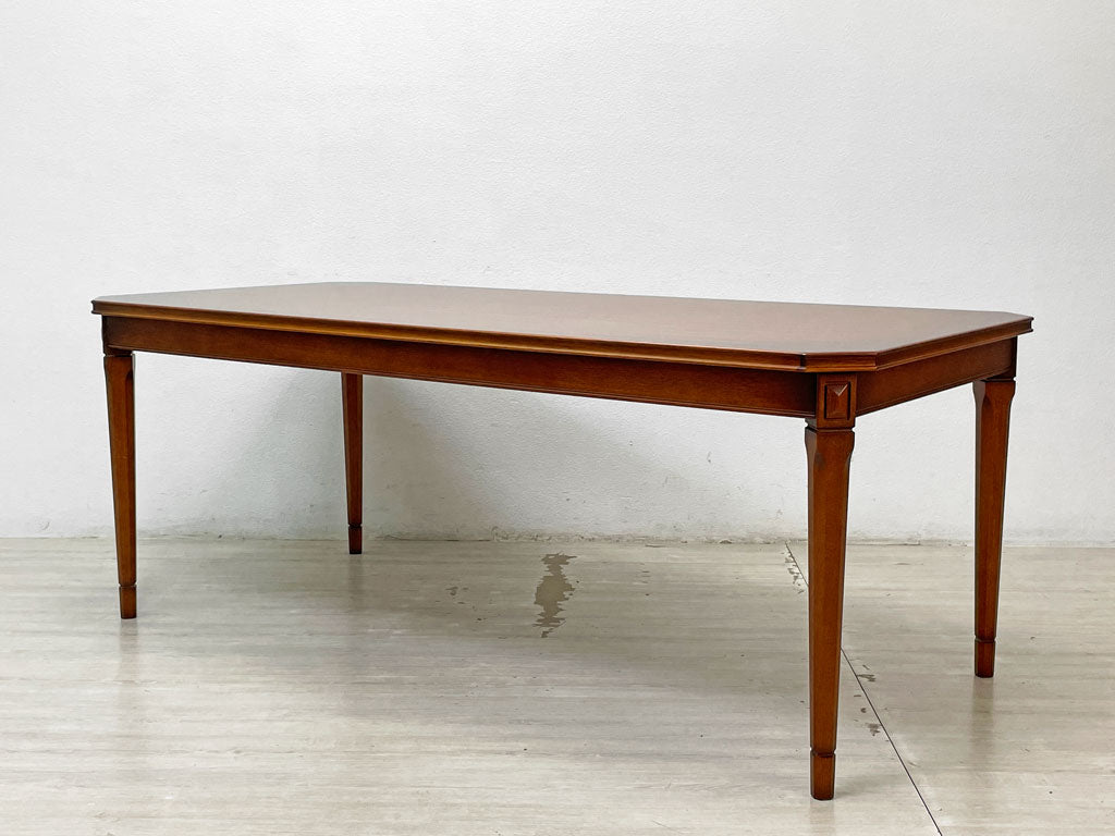 コスガ KOSUGA ニューイングランド New England ダイニングテーブル 2444DT-180 ウォールナット材 ウレタン塗装 定価225,500円 ヨーロピアンクラシカル 中古品 買い取りしました。