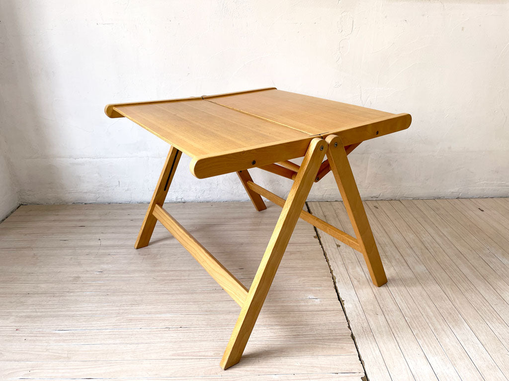 レックス REX フォールディング 折り畳みテーブル REX Table ビーチ材 プライウッド ニコ・クラリ Niko Kraji 廃番 買い取りしました。