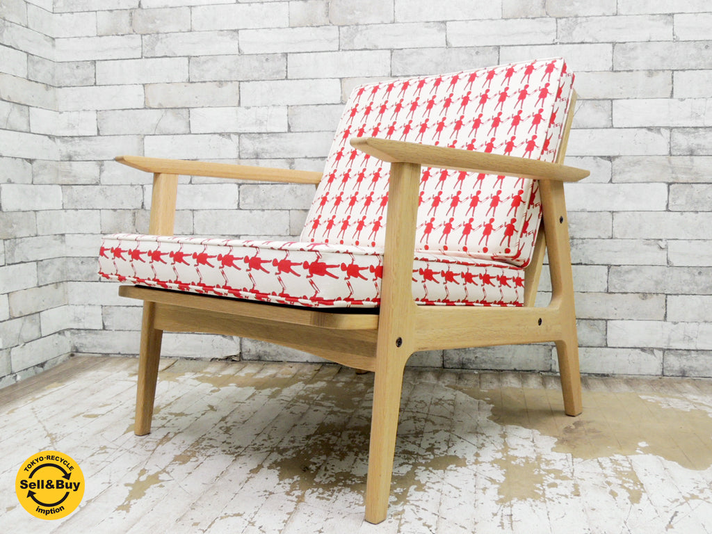 karimoku × mintdesigns × MEDICOM TOY HIZIKAKE 1人掛け ソファ ドール柄 TOKYO解放区取扱 限定品  中古品 買い取りしました。