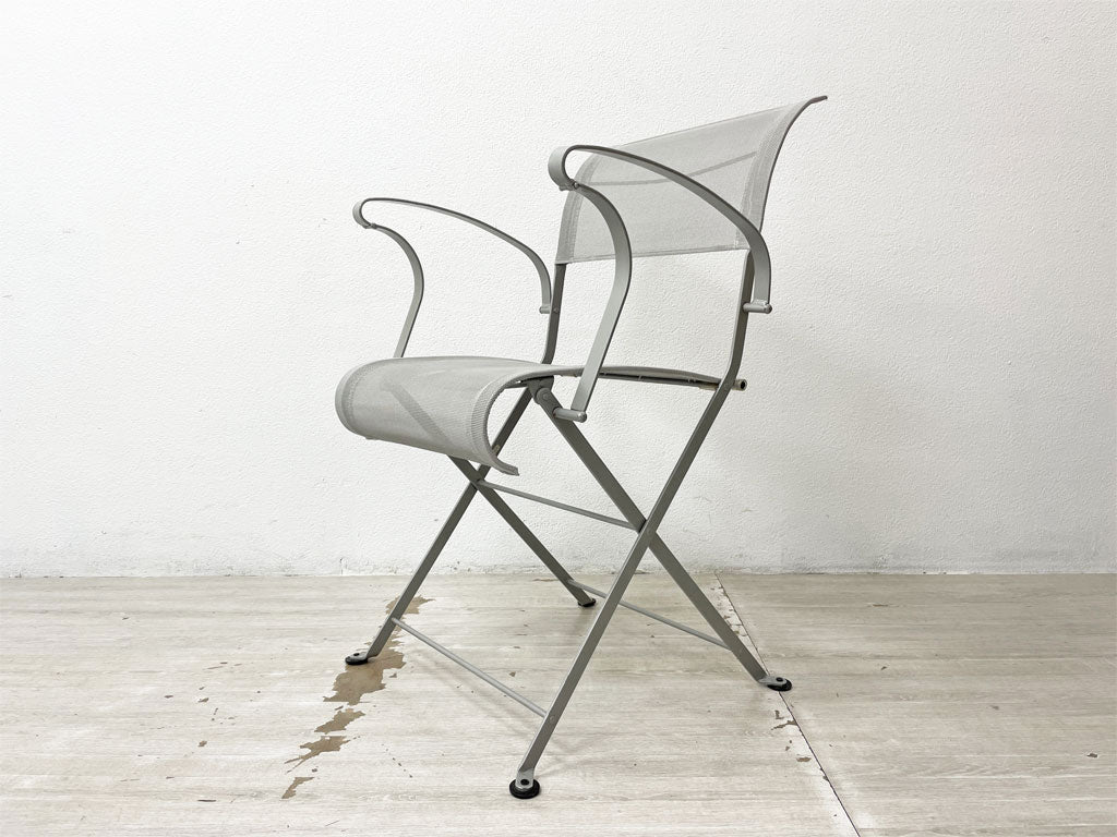 フェルモブ Fermob デューン アームチェア Dune Armchair フォールディングチェア 折り畳み椅子 パスカル・ムルグ 定価￥41,800- フランス 廃番 中古品 買い取りしました。